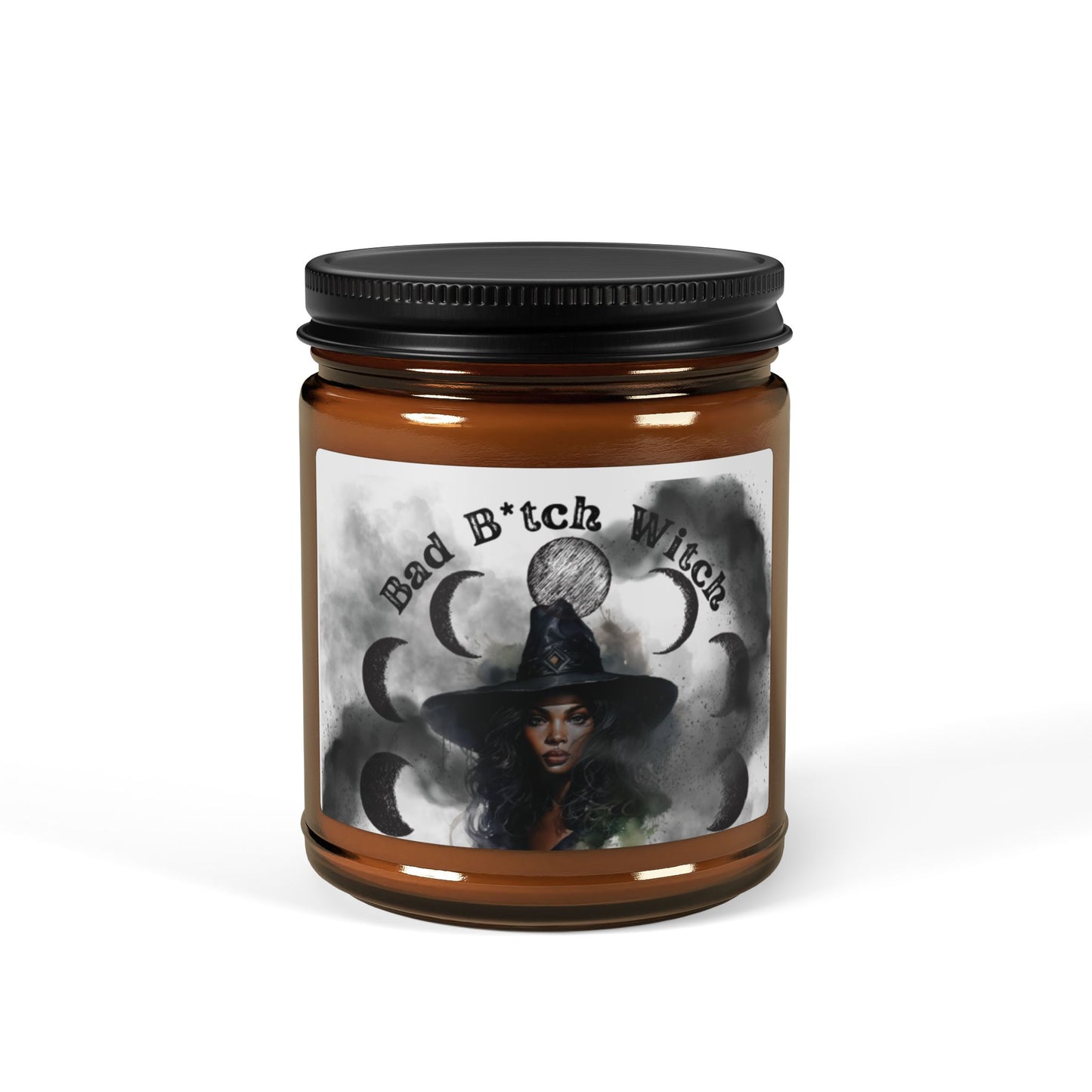 Candle, Halloween Sexy Black Woman Witch Design