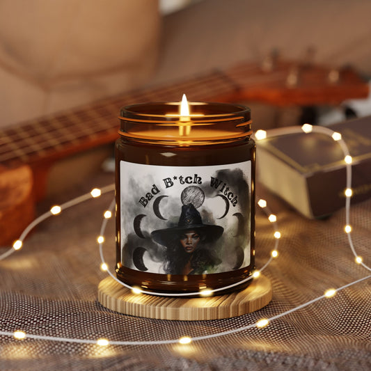 Candle, Halloween Sexy Black Woman Witch Design